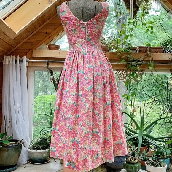 Vintage Laura Ashley Dress 8 - Picture 2 of 16